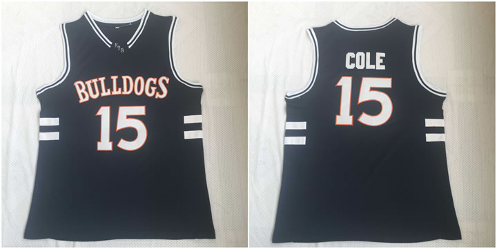 Bulldogs 15 J. Cole Navy Stitched Movie Basketball Jersey,We sell and wholesale Bulldogs 15 J. Cole Navy Stitched Movie Basketball Jersey on line form chian!
